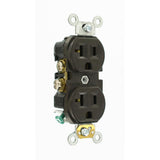 20 Amp Commercial Grade Duplex Outlet, Brown - Super Arbor