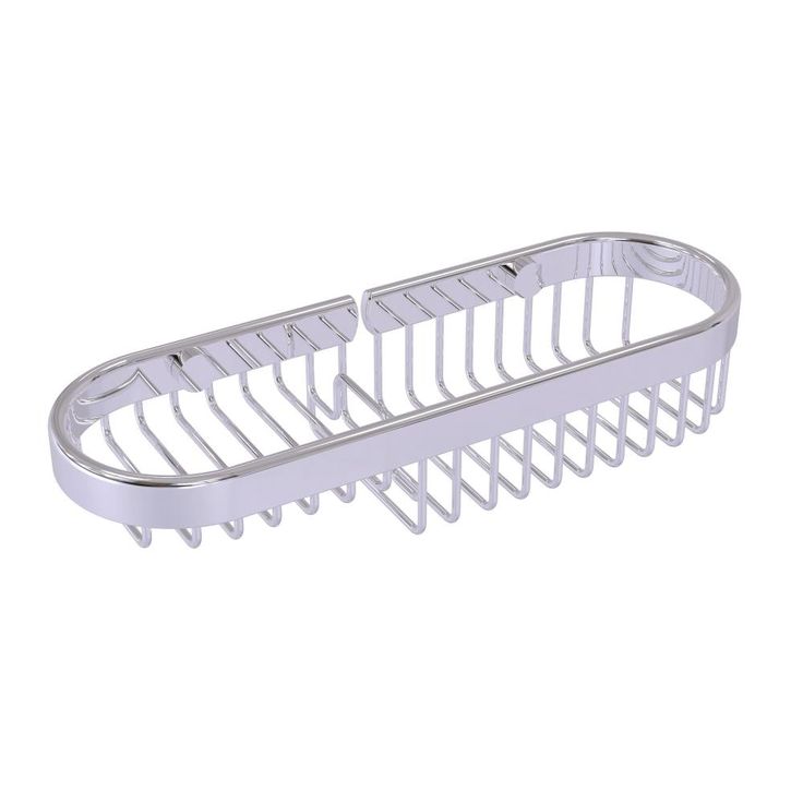 Allied Brass 2.2-in H Screw Mount Solid Brass Polished Chrome Hanging Shower Caddy