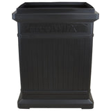 Graphite Standard Vertical Architectrual ParcelWirx Delivery Drop Box - Super Arbor