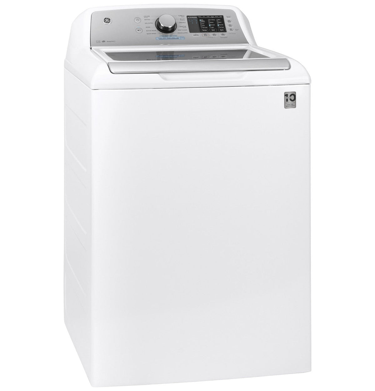 GE 4.8-cu ft High Efficiency Top-Load Washer, Diamond Gray/White, ENERGY STAR (GTW720 Series)