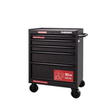 27 in. W 5-Drawer Rolling Cabinet Tool Box Chest in Textured Black