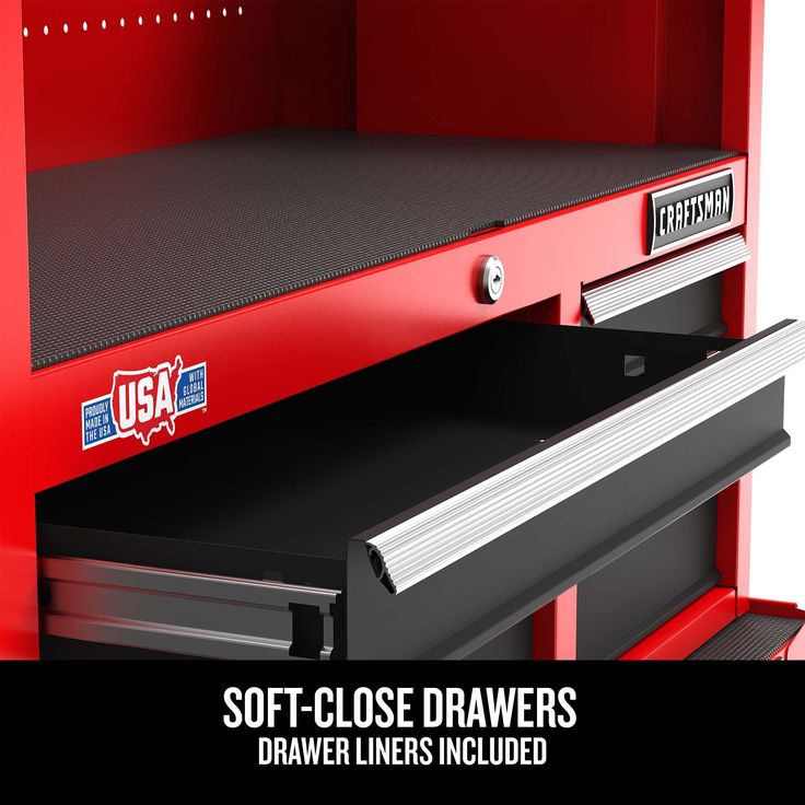 CRAFTSMAN 2000 Series 26-in W x 24.7-in H 4-Drawer Steel Tool Chest (Red)