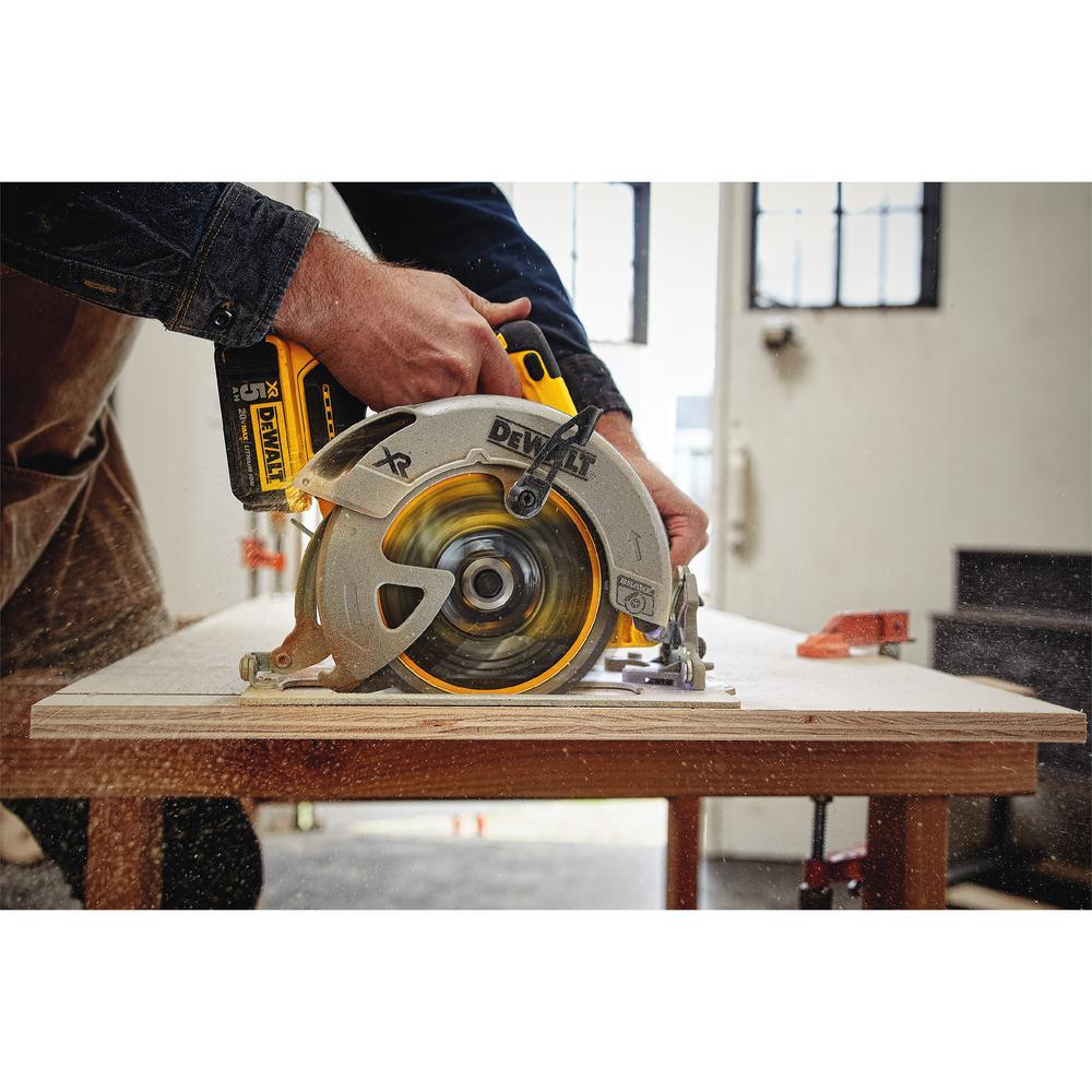 20-Volt MAX Li-Ion Cordless Brushless 7-1/4 in. Circular Saw (Tool-Only) with 20-Volt MAX 3.0Ah Battery and Charger - Super Arbor