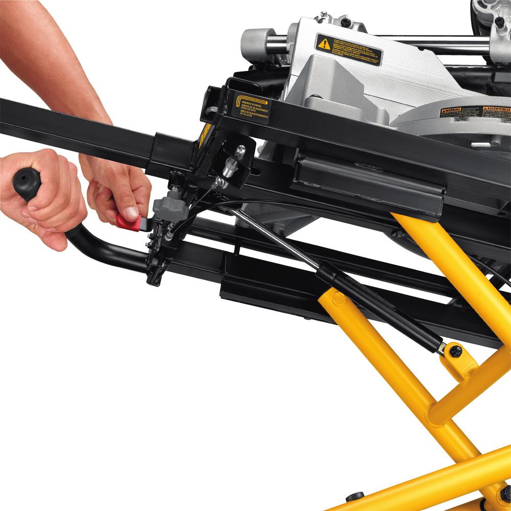 FLEXVOLT 120-Volt MAX Lithium-Ion Cordless Brushless 12 in. Sliding Miter Saw, Batteries and Bonus Stand - Super Arbor