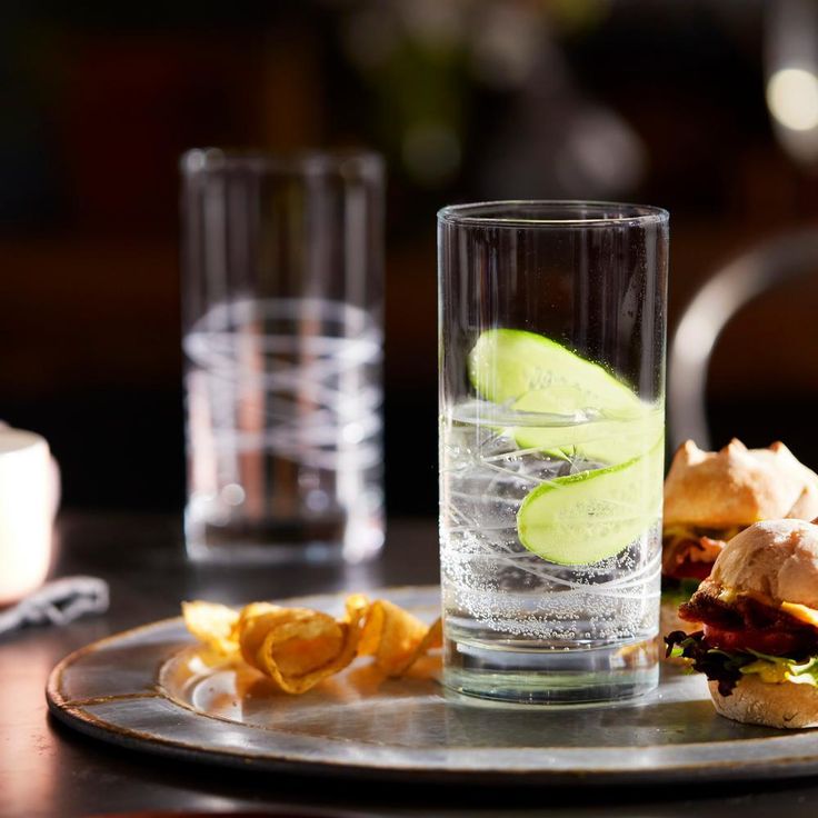 Nebula 15 oz. 8-Piece Glass Tumbler Set