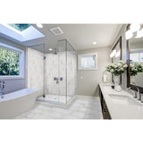 Michelangelo Calacatta Rectified 12 in. x 24 in. Porcelain Floor and Wall Tile (425.6 sq. ft. / pallet) - Super Arbor