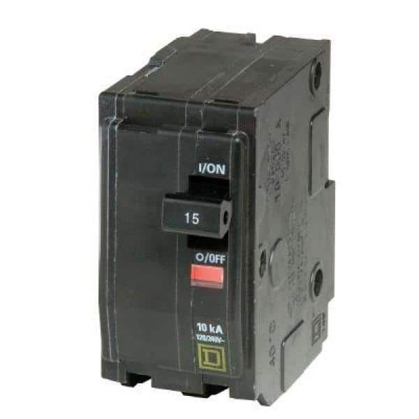 Square D QO 15 Amp 2-Pole Circuit Breaker