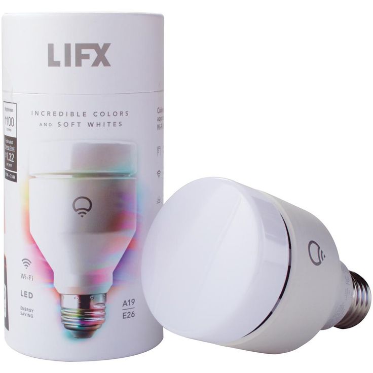 LIFX 75W Equivalent A19 Multi-Color Dimmable Wi-Fi  Connected LED Smart Light Bulb (4-Pack)