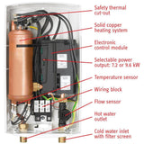 DHC-E 8/10 7.2/9.6 kW 1.46 GPM Point-of-Use Tankless Electric Water Heater - Super Arbor