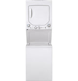 GE White Laundry Center with 2.3 cu. ft. Washer and 4.4 cu. ft. 240-Volt Vented Electric Dryer
