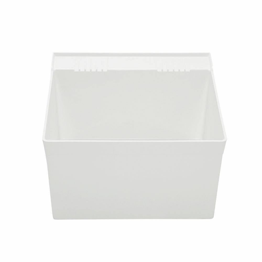 Serv-A-Sink 23 in. x 21-1/2 Molded Stone Wall Mount Laundry Sink - Super Arbor