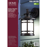 Oil-Rubbed Bronze Motion Sensor Outdoor Integrated LED Wall Lantern Sconce