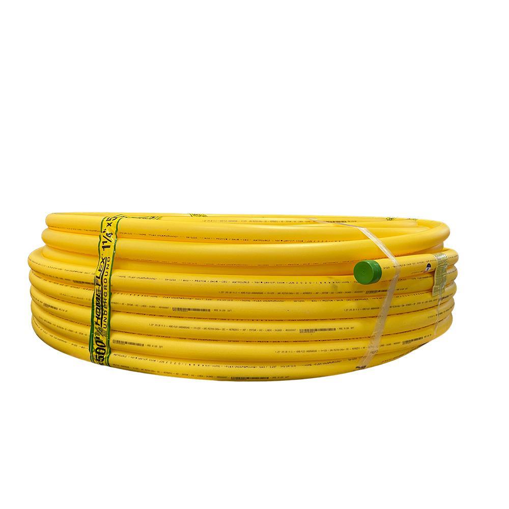 1-1/2 in. IPS x 250 ft. DR 11 Underground Yellow Polyethylene Gas Pipe - Super Arbor