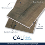 CALI Pro Classic Monterey 5.5-mm x 7-in W x 48-in L Waterproof Interlocking Luxury Vinyl Plank Flooring (23.77-sq ft/case)