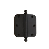 3.5 in. Ball Tip Residential Hinge with 5/8 in. Radius Corners in Timeless Bronze - Super Arbor
