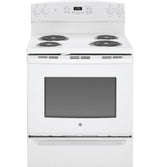 GE 30-in 4 Elements 5-cu ft Freestanding Electric Range (White)