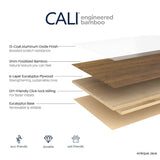 CALI Fossilized Antique Java Bamboo 5-5/16-in W x 9/16-in T x 72-in Handscraped Engineered Hardwood Flooring (21.5-sq ft / Carton)