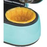Blue Double Waffle Bowl Maker
