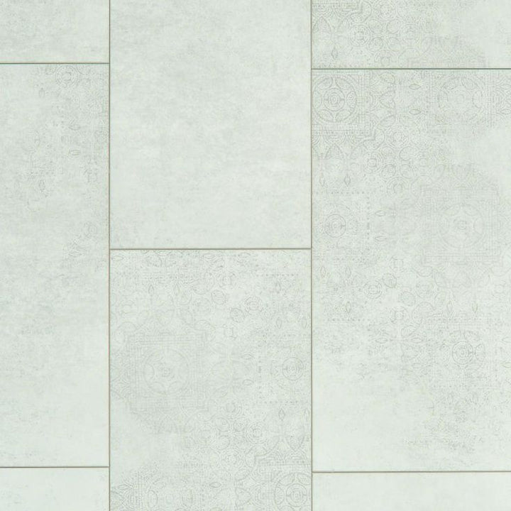 Shaw 8-Piece 12-in x 24-in Siltstone Interlocking Vinyl Tile