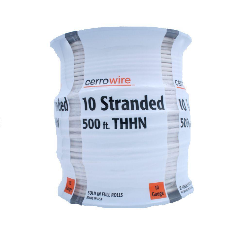 500 ft. 10/1 Black Stranded THHN Wire - Super Arbor