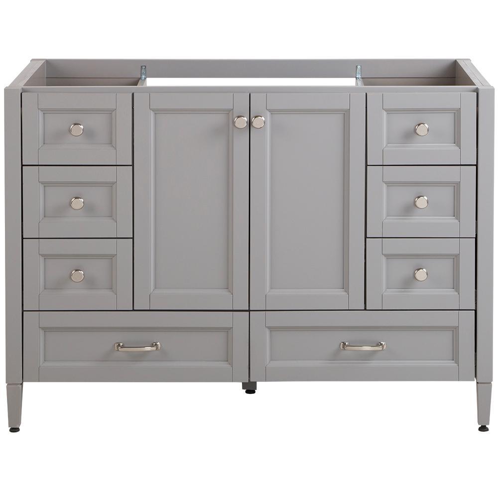 Claxby 48 in. W x 34 in H x 22 in. D Bath Vanity Cabinet Only in Cream - Super Arbor