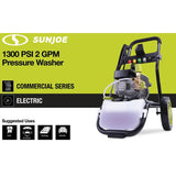 Sun Joe Commercial Series 1300 PSI Max 2 GPM Electric Pressure Washer with Wall Mount and Roll Cage