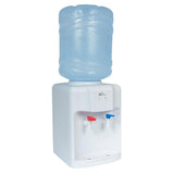 Hot and Cold Tabletop Water Dispenser in White