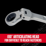 Craftsman V-Series Metric Extra Long Flex Head Box Wrench Set, 7-Piece