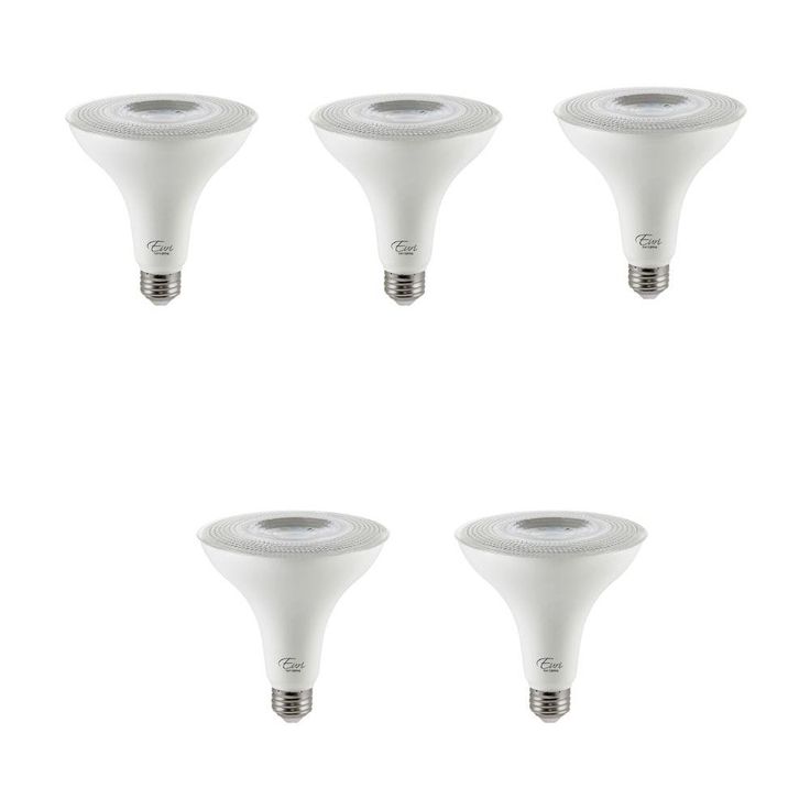 Euri Lighting 120-Watt Equivalent PAR38 Energy Star and Dimmable LED Light Bulb in Bright White 4000K (5-Pack)