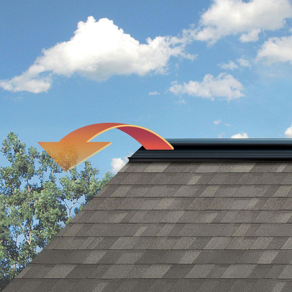 VentSure 11 in. x 20 ft. Ridge Vent Rigid Roll with Weather PROtector Moisture Barrier - Super Arbor