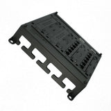 Structured Media Twist and Mount Patch Panel with 12 Cat 5e Ports, Black - Super Arbor
