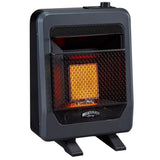 10,000 BTU Vent Free Propane Gas T-Stat Control Infrared Gas Space Heater with Base Feet - Super Arbor