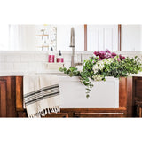 Bradstreet II Farmhouse/Apron-Front Fireclay 30 in. Single Bowl Kitchen Sink in Crisp White