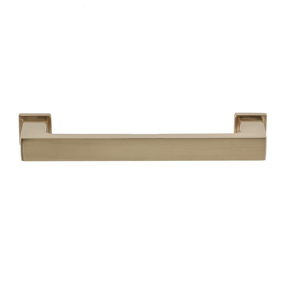 Chelsey 4 in. Satin Brass Drawer Pull - Super Arbor