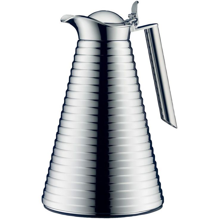 Glass Vacuum Copper Carafe in Chrome-Plated