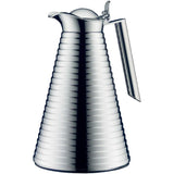 Glass Vacuum Copper Carafe in Chrome-Plated