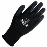 BDG X-Site Foam Nitrile Coated Gloves - Large, Sandy Palm, Seamless Knit