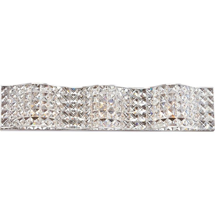 Alexa 3-Light Polished Chrome Vanity Light