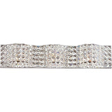 Alexa 3-Light Polished Chrome Vanity Light