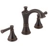 Delta Valdosta Venetian Bronze 2-Handle Widespread WaterSense Bathroom Sink Faucet with Drain