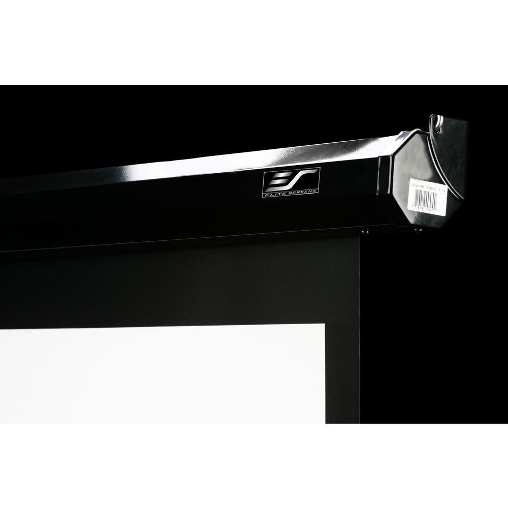 100 in. Electric Projection Screen with White Case - Super Arbor