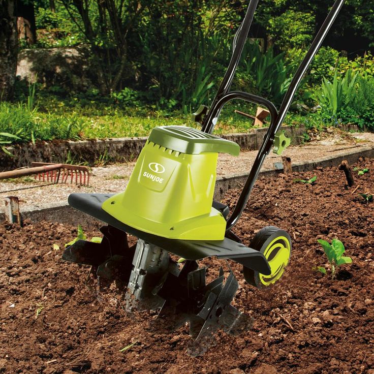 Sun Joe 13.5 Amp 16 in. Electric Tiller/Cultivator with 5.5 in. Wheels