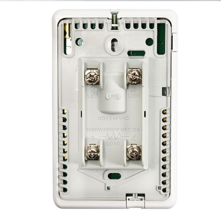 QuietWarmth Digital Non-Programmable Thermostat with Built-in GFCI