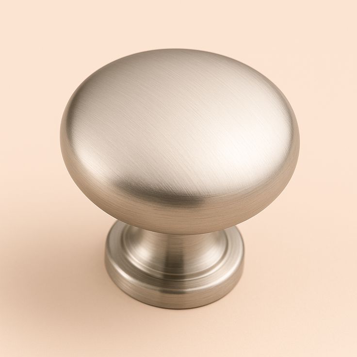Home Decorators Collection 1-1/4 in. Satin Nickel Round Cabinet Knob (10-Pack)