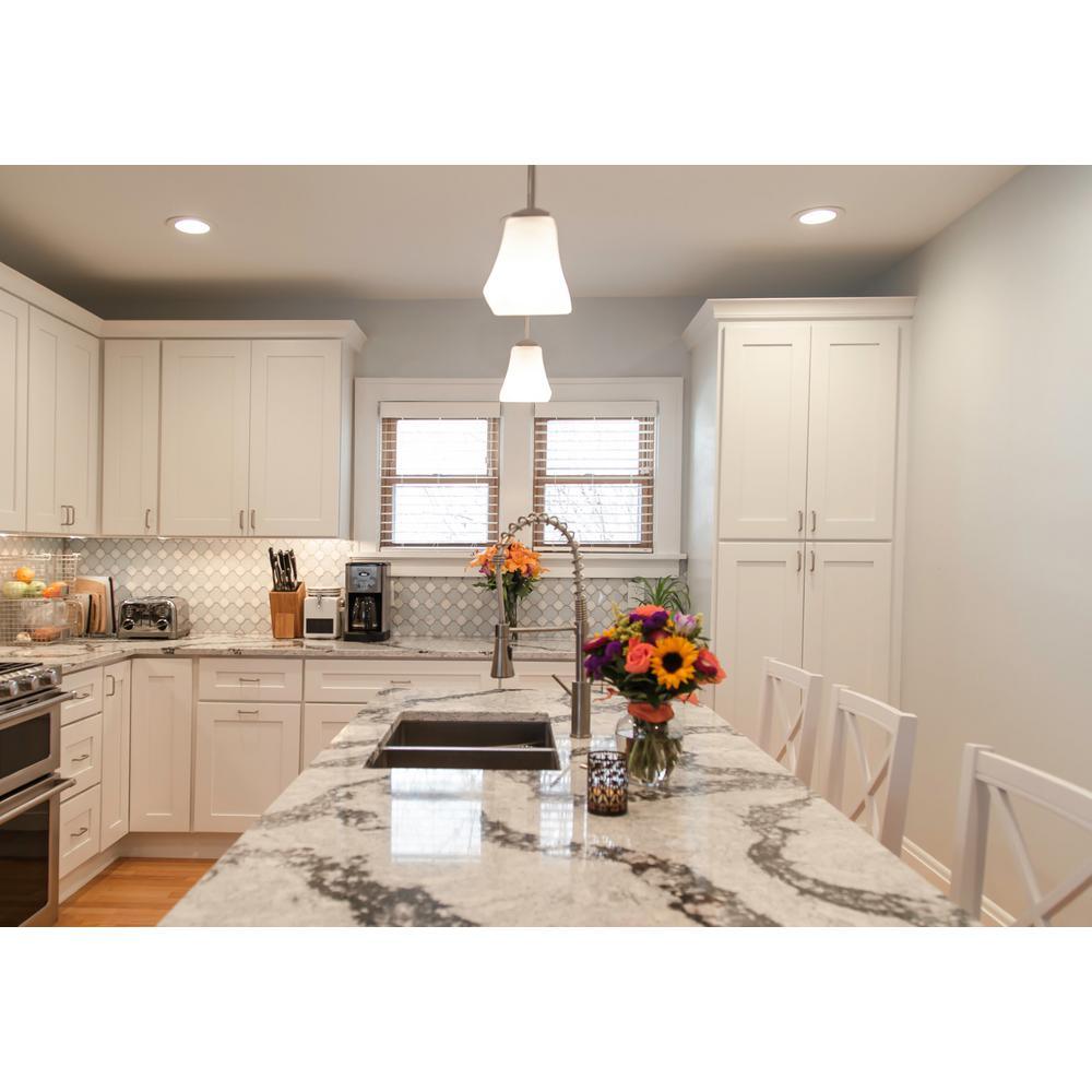 Brookings 42 in. x 3 in. Cabinet Filler Strip in White - Super Arbor