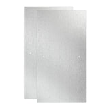 Crestfield 60 in. x 58-1/8 in. Traditional Semi-Frameless Sliding Bathtub Door in Nickel and 1/4 in. (6mm) Rain Glass - Super Arbor