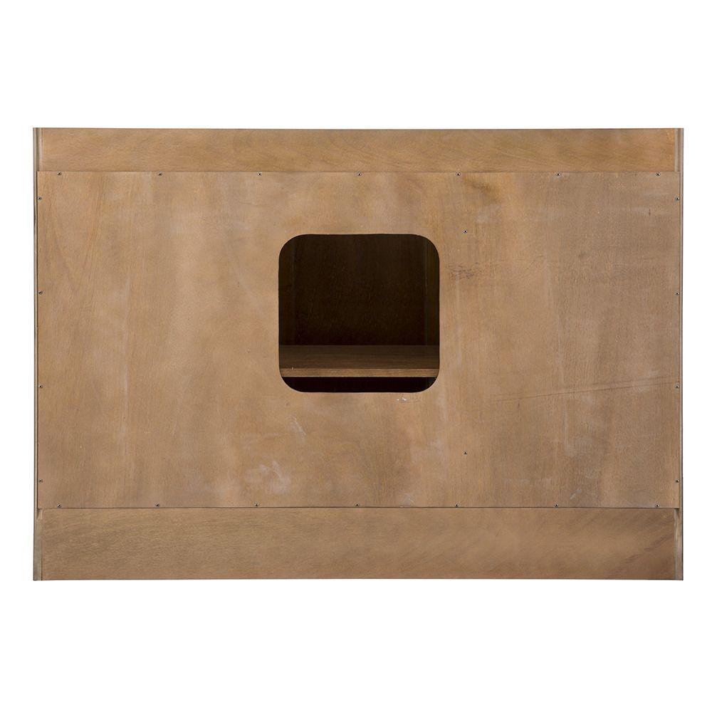 Creedmoor 48 in. W Bath Vanity Cabinet Only in Walnut with Right Hand Drawers - Super Arbor
