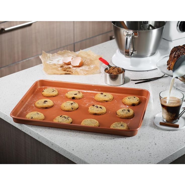 12 in. x 17 in. Ti-Ceramic Non-Stick Baking Sheet