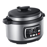 Ovate 9.5 Qt. Stainless Steel Oval Electric Pressure Cooker with 6-Accessories and 50-Recipes