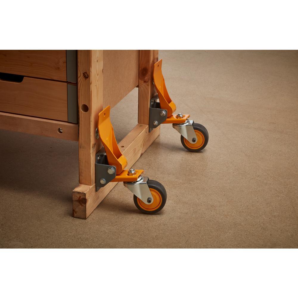 Universal Rolling Mobile Base Caster Kit - Super Arbor